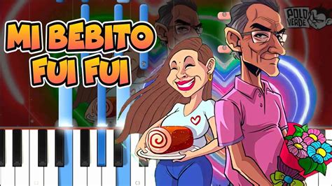 Mi Bebito Fiu Fiu Tito Silva X Tefi C Piano Tutorial Instrumental