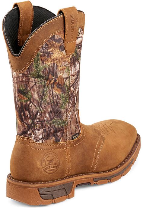 Irish Setter By Red Wing Shoes Mens Marshall Realtree Camo Work Boots Steel Toe Sheplers