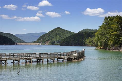 Fishing Pier On Watauga Lake Tennessee Photograph By Brendan Reals