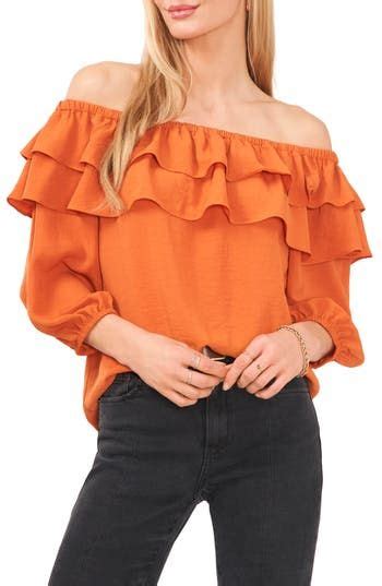 A Double Dose Of Ruffled Goodness Animates A Night Out Top Cut In A