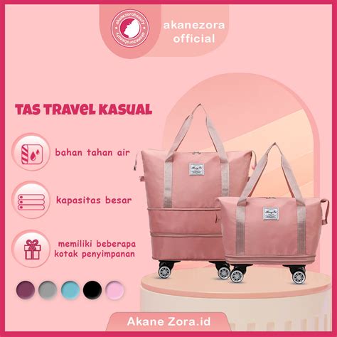 Jual 3in1 Tas Travel Trolley Up Size Tas Trolly Tas Troli Tas