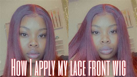 How I Apply And Install Lace Frontal Wig Beginner Friendly Youtube