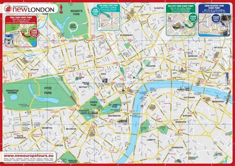 Printable Map Of Central London | Globalsupportinitiative throughout ...