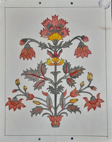 Pin On Kalanidhi Flower Illustration Poster Color Painting Mughal