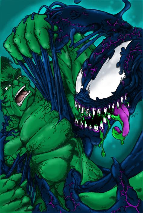 Hulk Vs Venom Symbiote Colors By Timtilley On Deviantart