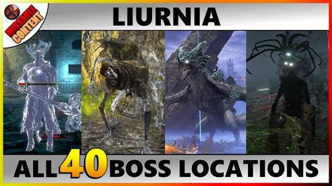 Elden Ring Liurnia Boss Locations Liurnia Of The Lakes All Bosses Guide Youtube