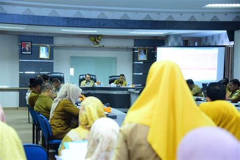 Pemkab Bengkalis Gelar Rapat Evaluasi Realisasi Fisik Dan Keuangan Apbd