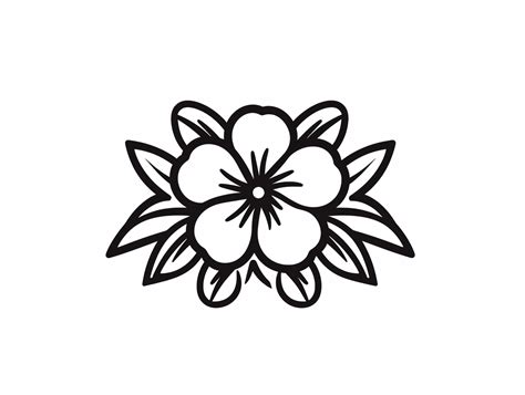 Hawaiian Flowers Coloring Pages Top Free Printable Designs