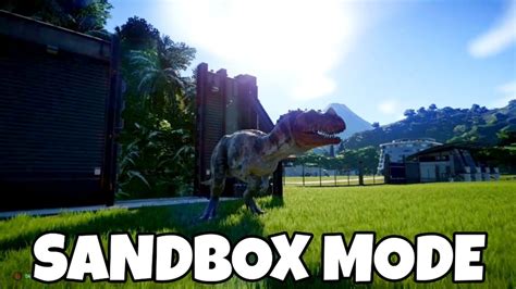 Jurassic World Evolution Sandbox Mode Gameplay Xbox One Ps4 Youtube