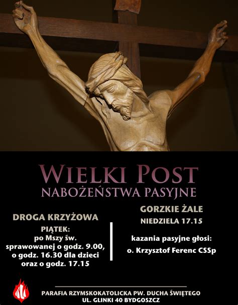 Wielki Post Czas Bliskiej Intymno Ci Parafia P W Ducha Wi Tego