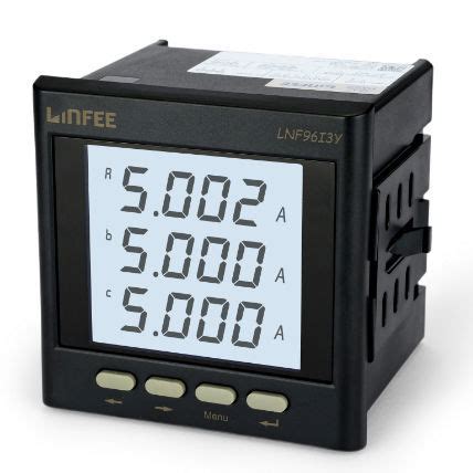 Digital Ammeter LNF96I3Y C Jiangsu Sfere Electric Co Ltd Three