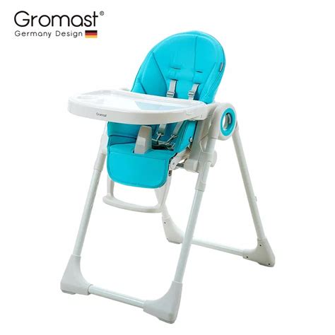 Gromast Foldable High Feeding Chair Turkish Green