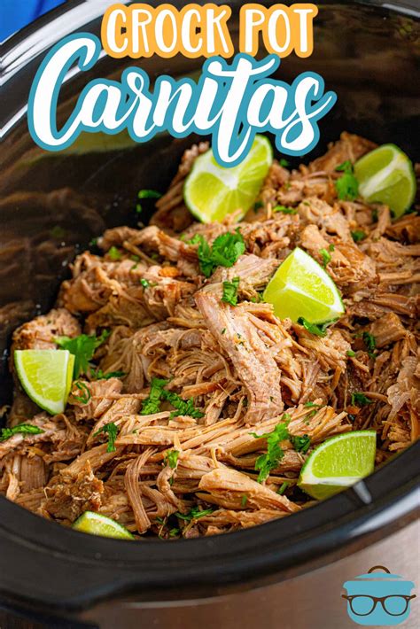 Crock Pot Pork Carnitas The Country Cook