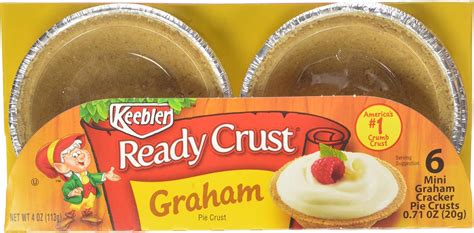 Keebler Ready Crust Mini Graham Cracker Crusts 6 Ct 4 Oz Pack Of 6 By Keebler Amazon