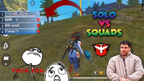 ME QUEDO SOLO VS SQUADS YouTube