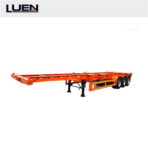 Luen Axles Ft Ft Container Transport Skeleton Container Chassis