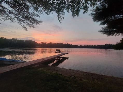 Lake Log Cabin - Hipcamp in Baldwin, Michigan