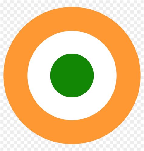 Roundel Of India Indian Air Force Logo Free Transparent Png Clipart