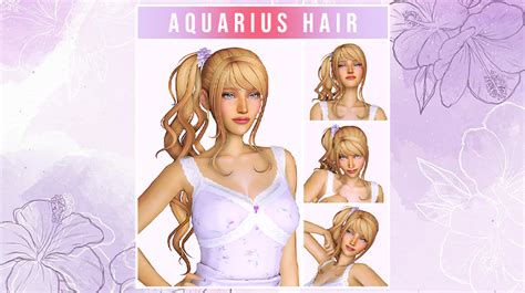 Aquarius Hair By Kamiiri Sims