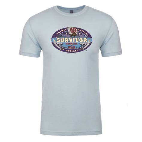 Survivor Season 40 Winners At War Logo Adult Short Sleeve T Shirt Cbs