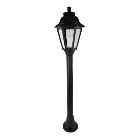 Farol C Columna Colonial Negro Ip E Mizar Anna Fl Fivisa