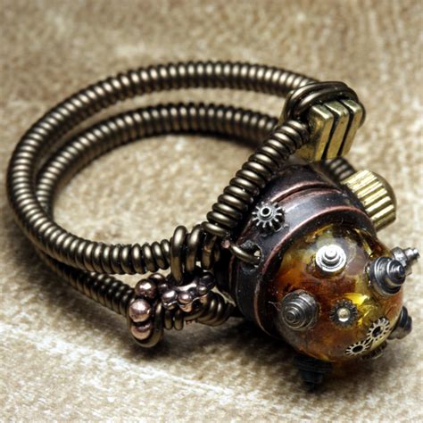 Steampunk Jewelry Ring Made By CatherinetteRings A Photo On Flickriver