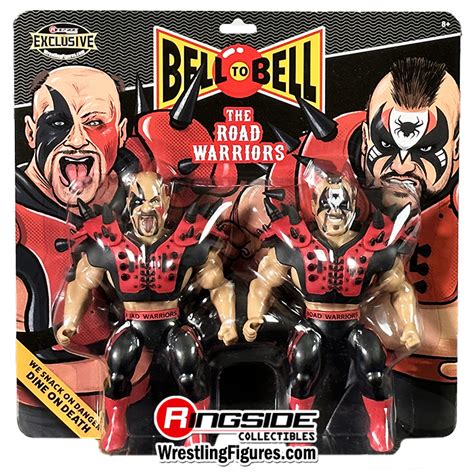 Road Warriors (Hawk & Animal) 2-Pack - Bell to Bell Ringside Exclusive Toy Wrestling Action Figures!