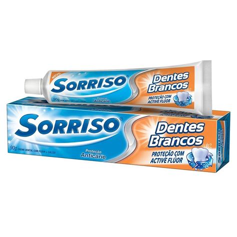 Creme Dental Sorriso Dentes Brancos G Drogaria