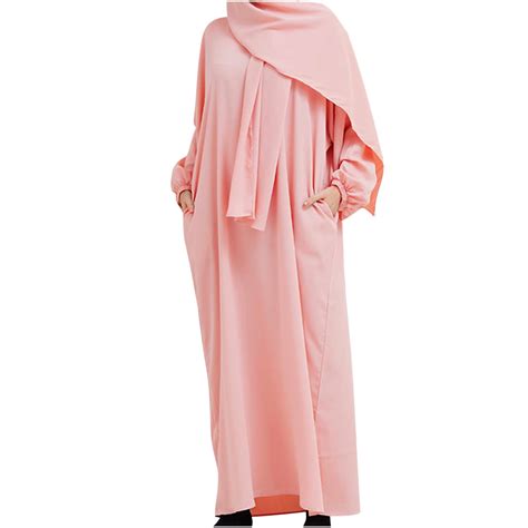 Abayas For Women Muslim One Piece Prayer Dress Ramadan Kaftan Dresses