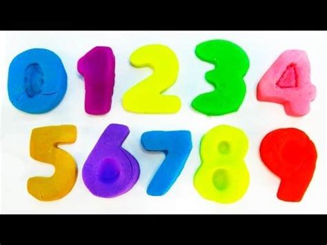 Aprender Los Numeros Con Play Doh Learn The Numbers With Playdough