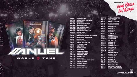 Anuel Aa Anuncia Nueva Gira De Conciertos Las Leyendas Nunca