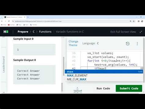 Variadic Functions In C Part Youtube