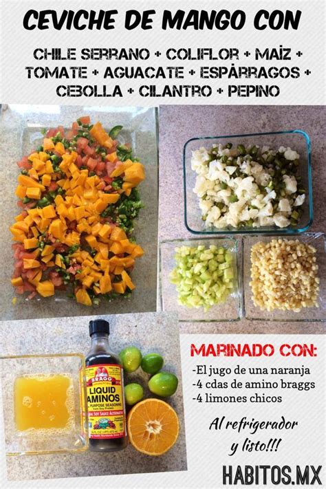 Ceviche De Mango Con H Bitos Health Coaching