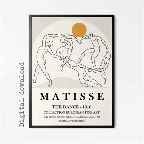 The Dance Matisse Print Matisse Exhibition Poster Henri - Etsy