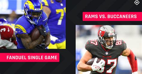 Playoff Fanduel Picks Nfl Dfs Lineup Advice For Rams Buccaneers