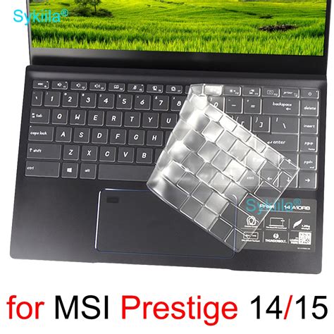 Keyboard Cover For Msi Prestige Evo Prestige Clear Transparent