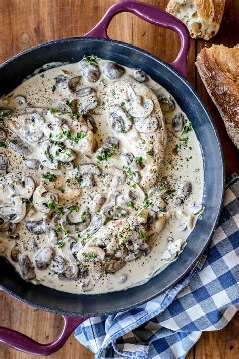 Chicken Breasts In Creamy Mushroom Sauce Pardon Your French