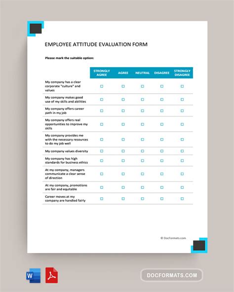 Employee Evaluation Forms And Templates Word Pdf