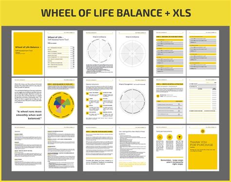 Life Balance Wheel / PDF / Printable / Personal test / Wheel | Etsy