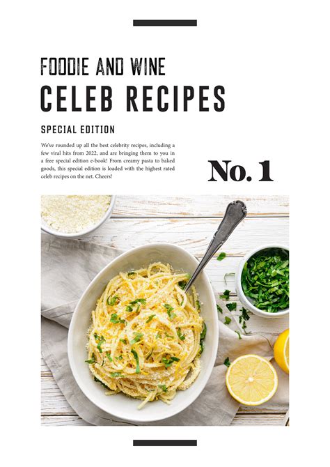 Celeb Recipes Vol 1 by foodieandwine - Issuu