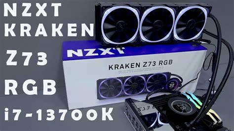 Nzxt Kraken Z73 Rgb Unbox Installation And Test Youtube