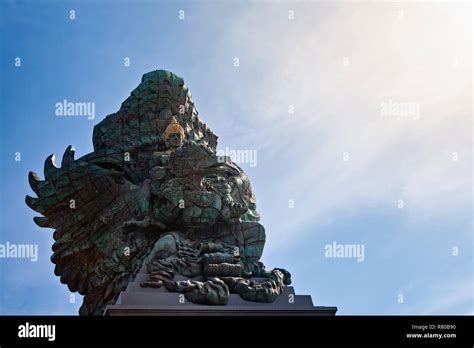 Landscape Picture Of Garuda Wisnu Kencana Gwk Statue As Bali Landmark