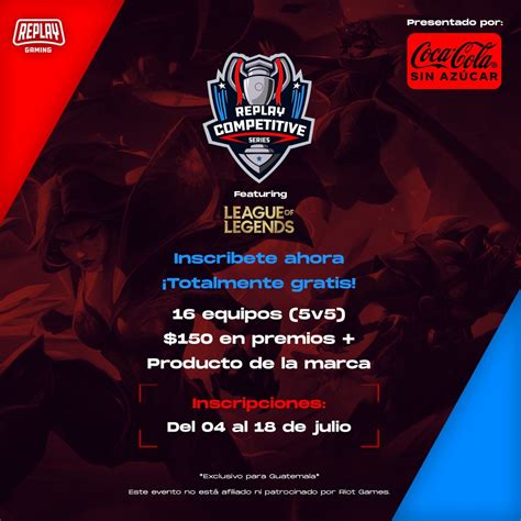 Replay Competitive Series Torneo League Of Legends Replay