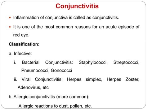 Eye Care Common Eye Related Conditions Pptx