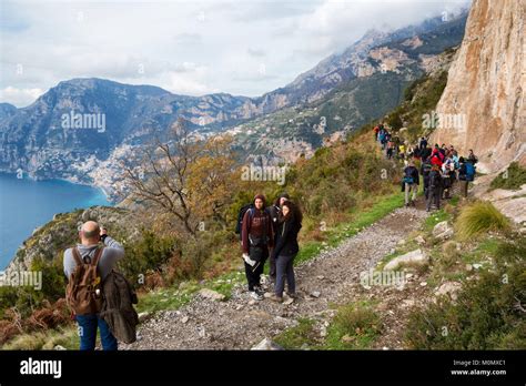 SENTIERO DEGLI DEI ITALY JANUARY 14 2018 The Famous Trekking Route