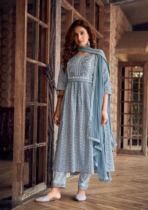 Parra Studio Khoobsurat Vol Designer Muslin Suits At Wholesale Price