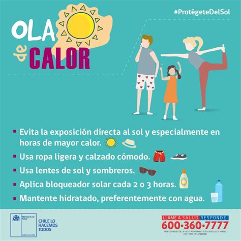 Las Recomendaciones Del Minsal Para Afrontar Las Altas Temperaturas En