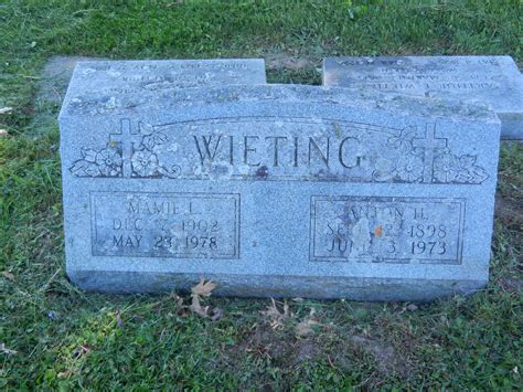 Anton Henry Wieting 1898 1973 Find A Grave Memorial