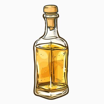 Tequila Bottle Cartoon Tequila Bottle Shot PNG Transparent Image And