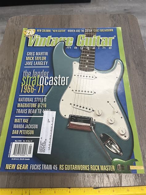 Vintage Guitar Magazine Fender Stratocaster May 2006 Reverb